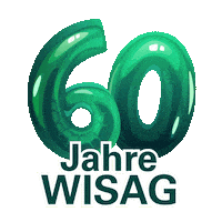 wisagde geburtstag 60 jubiläum wisag Sticker