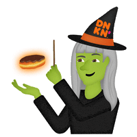 halloween costume Sticker by Dunkin’