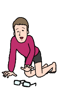 メガネ 眼鏡 Sticker by Sheryu39