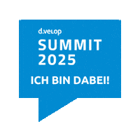 Summit Dabei Sticker by d.velop