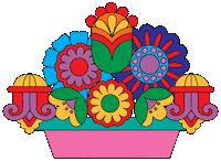 Flower Power Vintage Sticker by Draw! Pilgrim