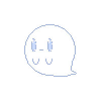 mellowsupreme pixel halloween ghost pixel art Sticker