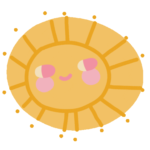 Sun Shining Sticker by elise lesueur