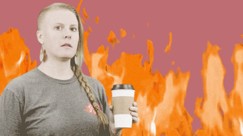 This Is Fine GIF by StickerGiant