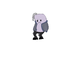 Sad Fall Sticker