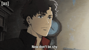 Dont Be Shy Cowboy Bebop GIF by Adult Swim