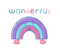 Happy Rainbow Sticker
