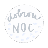 Stars Dobrou Noc Sticker