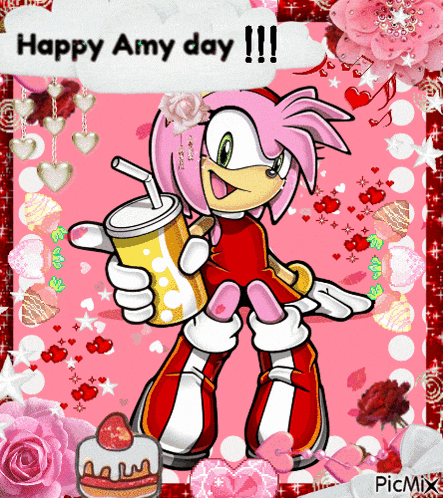 Sonic The Hedgehog Amy GIF