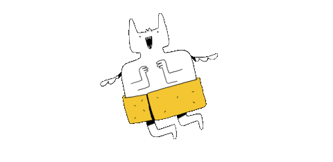 Happy Bat Sticker