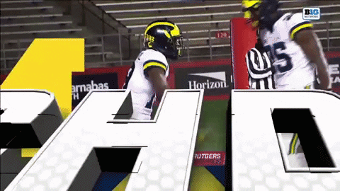 Go Blue Michigan Football GIF by Michigan Athletics