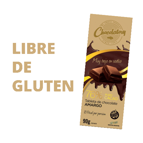 Gluten Free Chocolate Sticker by Chocolatory Argentina
