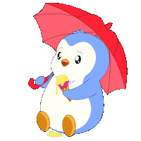 Ice Cream Eating Sticker by Pudgy Penguins