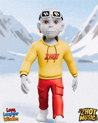 Snowy Mountain GIF by Zhot
