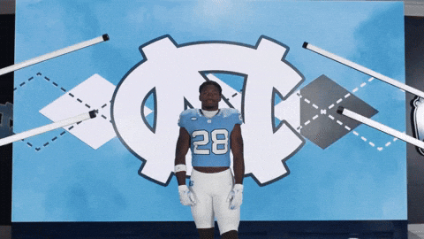 University Of North Carolina Football GIF by UNC Tar Heels