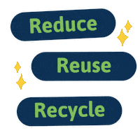 Earth Reduce Sticker by waste4change