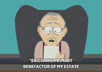 old man reading GIF by South Park 