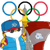 Olympic Games Sport Sticker by Pudgy Penguins