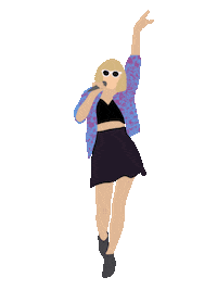 Taylor Swift Singer Sticker