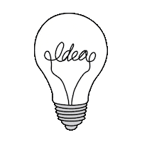Thinking Create Sticker by Pani Dominika
