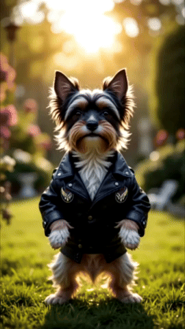 perrito yorkshire dice chiste