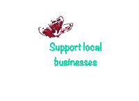 Small Business Support Sticker
