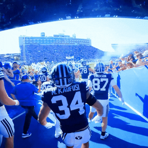 Byu Football GIF by BYU Cougars
