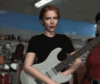 morphin money guitar rich scarlett johansson GIF