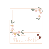Leaf Polaroid Sticker