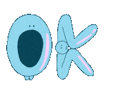 K Ok Sticker by BuzzFeed Animation