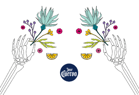 Drink Flower Sticker by Jose Cuervo Italia