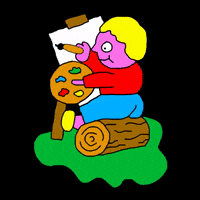 matthew_harris art nature artist painting GIF