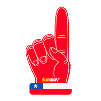 football chile Sticker by Subway Colombia
