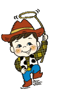 Kids Cowboy Sticker