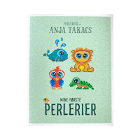 Perlerier Sticker by Anja Takacs