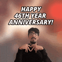 Happy 46Th Anniversary GIF