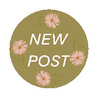 laurajoydesign flowers newpost circle daisies Sticker