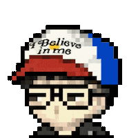 Pixel Baby Sticker