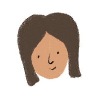 Happy Tears Girl Sticker