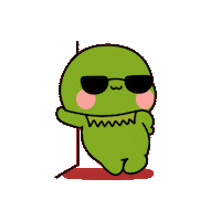 Dance Deal With It Sticker by Kibbi