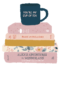 Tea Book Sticker by Bee mine