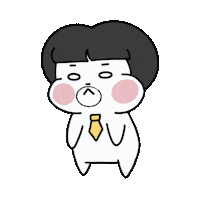 Sad Line Sticker