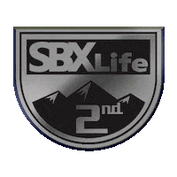 SBXLife snowboarding podium sbx 2nd place Sticker