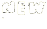 New Year Handwriting Sticker