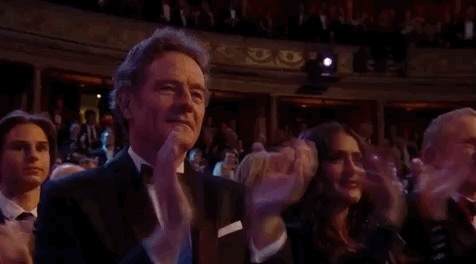 bryan cranston applause GIF by BAFTA