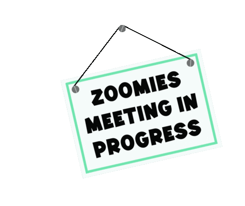 Dog Zoom Sticker