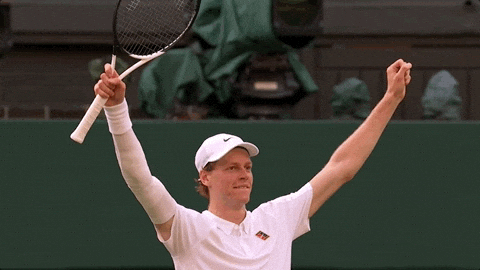 Jannik Sinner GIF by Wimbledon