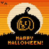 Halloween Pumpkin GIF by Abstract HotDogs