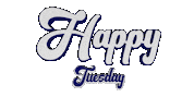 Happy Tuesday Sticker by OpticalArtInc.