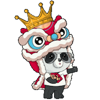 New Year Celebration Sticker by PandaPals